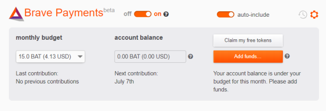 Brave Browser BAT Giveaway